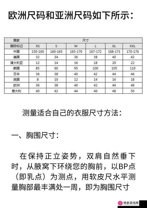 欧亚尺码专线欧洲 b1b1：专业的服装尺码专线，满足您的时尚需求